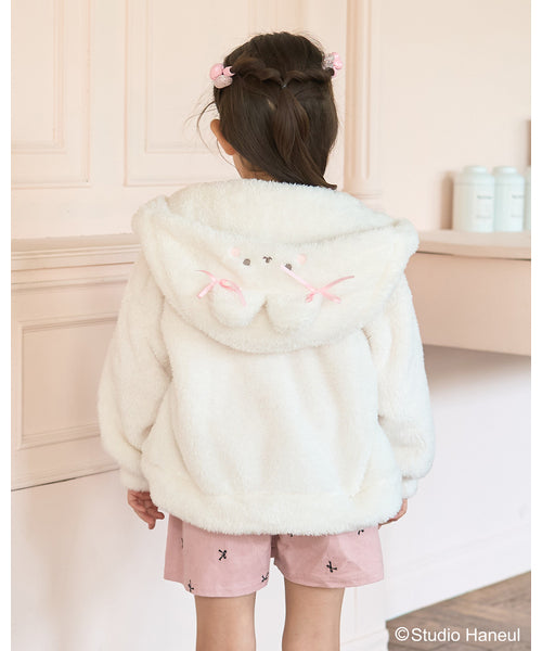 petit main 키즈 자켓 일본 쁘띠메인 유아 후드 짚업 타르트팜 2컬러