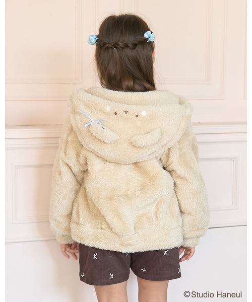 petit main 키즈 자켓 일본 쁘띠메인 유아 후드 짚업 타르트팜 2컬러