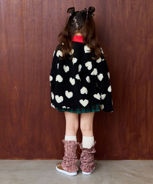 마키즈 키즈 자켓 일본 유아 후리스 자가드 보어 재킷 6컬러