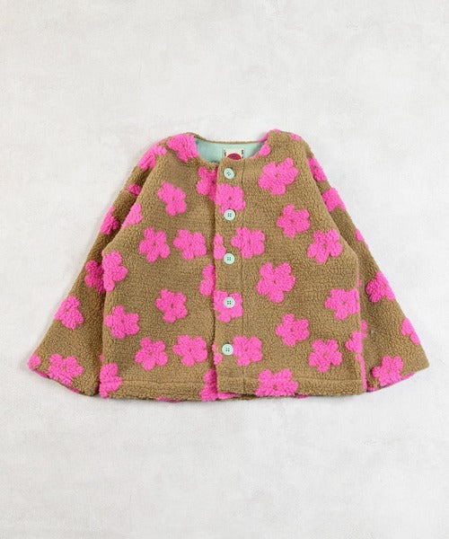 마키즈 키즈 자켓 일본 유아 후리스 자가드 보어 재킷 6컬러