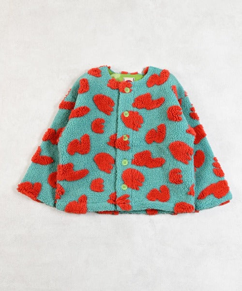 마키즈 키즈 자켓 일본 유아 후리스 자가드 보어 재킷 6컬러