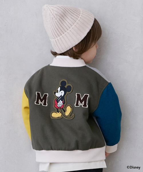 petit main 키즈 자켓 일본 쁘띠메인 유아 야구점퍼 디즈니 캐릭터 3컬러