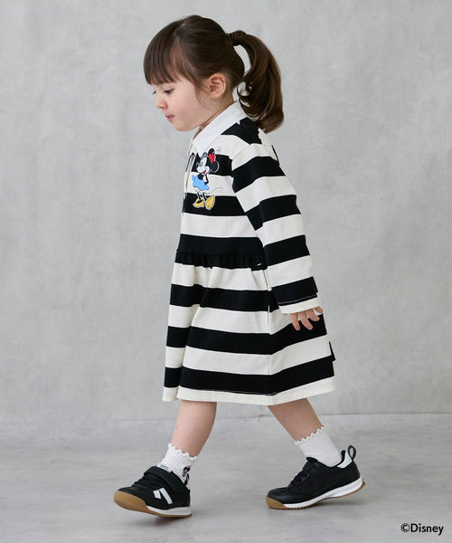 petit main 키즈 치마 일본 쁘띠메인 유아 원피스 라거 폴로 긴팔티 2컬러