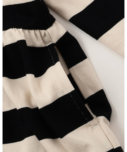 petit main 키즈 치마 일본 쁘띠메인 유아 원피스 라거 폴로 긴팔티 2컬러