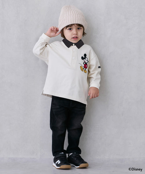 petit main 키즈 티셔츠 일본 쁘띠메인 유아 폴로티 디즈니 라거 긴팔티 3컬러