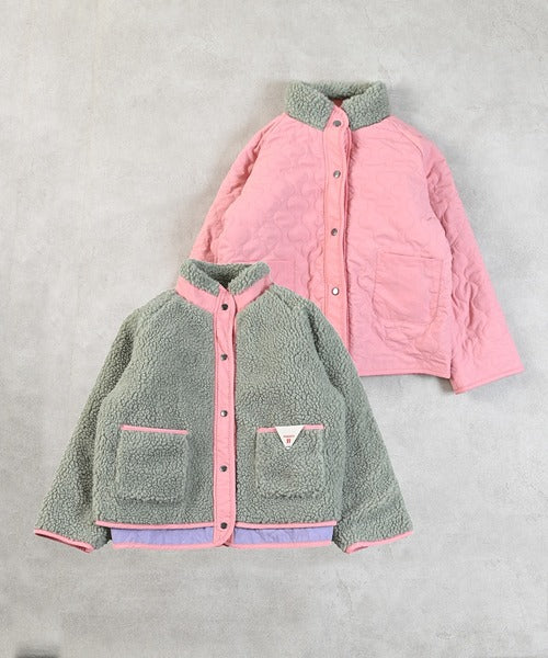 마키즈 키즈 자켓 일본 후리스 블루종 리버시블 보아 플리스 3컬러