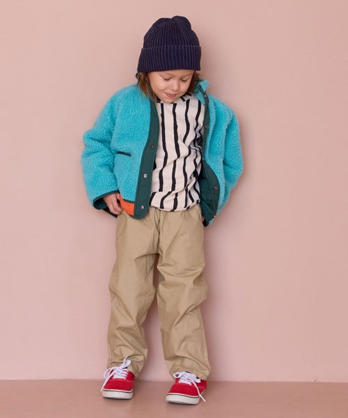 마키즈 키즈 자켓 일본 후리스 블루종 리버시블 보아 플리스 3컬러