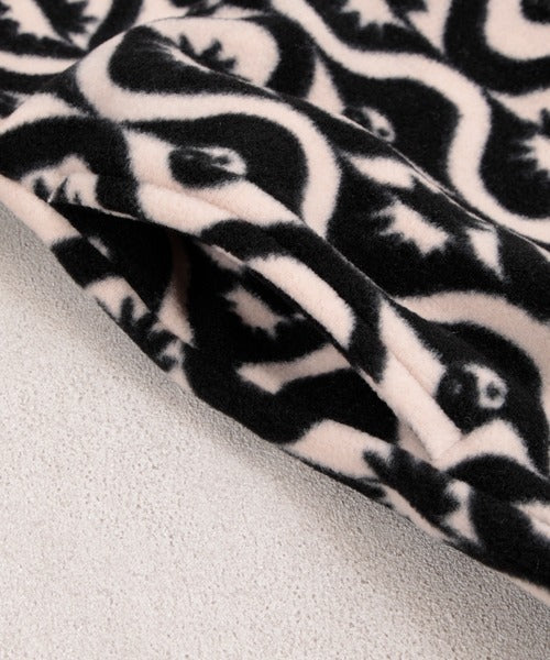 마키즈 자켓 일본 키즈 후리스 카모 플라워 패턴 버튼 플리스 3컬러