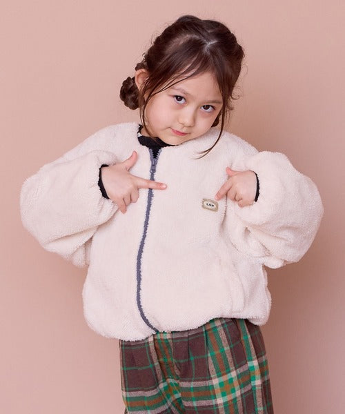 마키즈 자켓 일본 키즈 후리스 원포인트 보아 벌룬핏 집업 4컬러