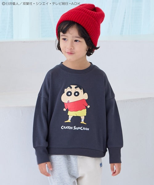 마키즈 키즈 티셔츠 일본 긴팔티 크레용 신짱 짱구 프린트 맨투맨 3컬러