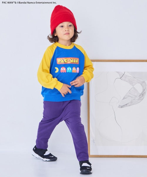 마키즈 키즈 티셔츠 일본 긴팔티 게임 팩맨 프린트 맨투맨 2컬러