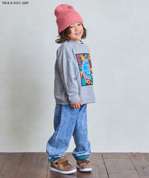 마키즈 키즈 티셔츠 일본 긴팔티 그레이트 풀데드 프린트 맨투맨 3컬러