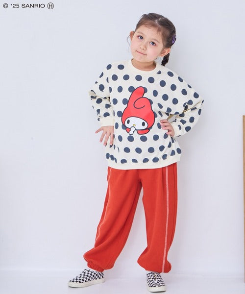 마키즈 키즈 티셔츠 일본 긴팔티 산리오 마이멜로디 캐릭터 맨투맨