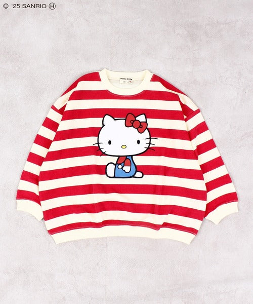 마키즈 키즈 티셔츠 일본 긴팔티 산리오 헬로키티 캐릭터 맨투맨