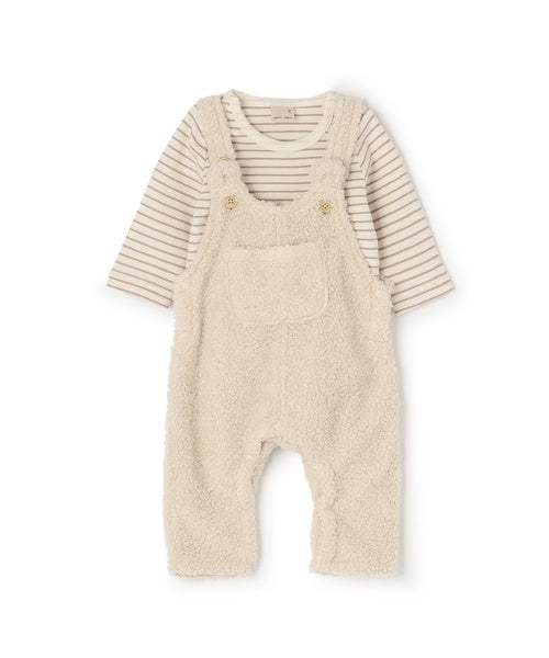 petit main 키즈 바지 일본 쁘띠메인 유아 쿠마 살로페셋 팬츠 2컬러