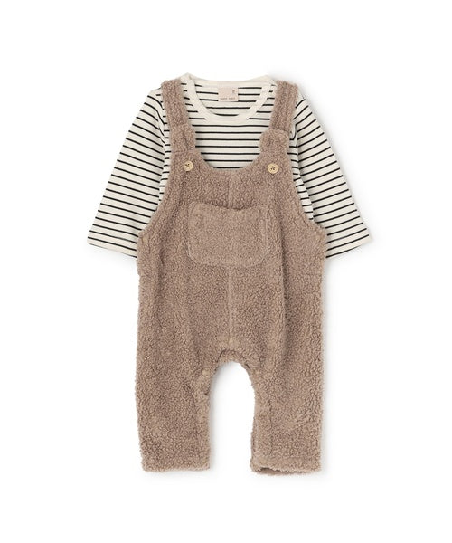 petit main 키즈 바지 일본 쁘띠메인 유아 쿠마 살로페셋 팬츠 2컬러