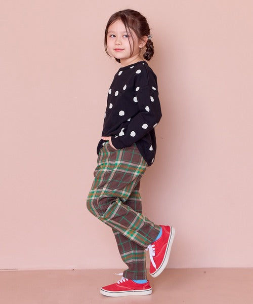 마키즈 키즈 바지 일본 유아 체크 팬츠 클래식 디자인 긴바지 5컬러