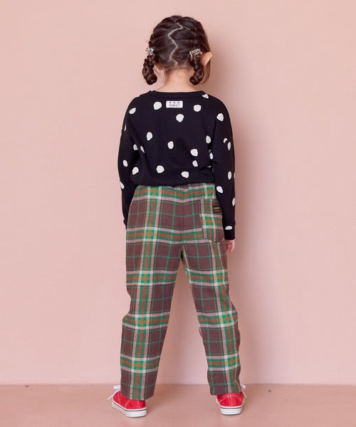 마키즈 키즈 바지 일본 유아 체크 팬츠 클래식 디자인 긴바지 5컬러