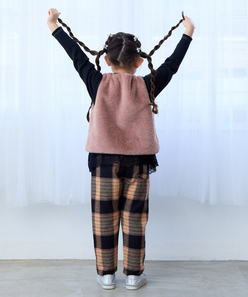 마키즈 키즈 바지 일본 유아 체크 팬츠 클래식 디자인 긴바지 5컬러
