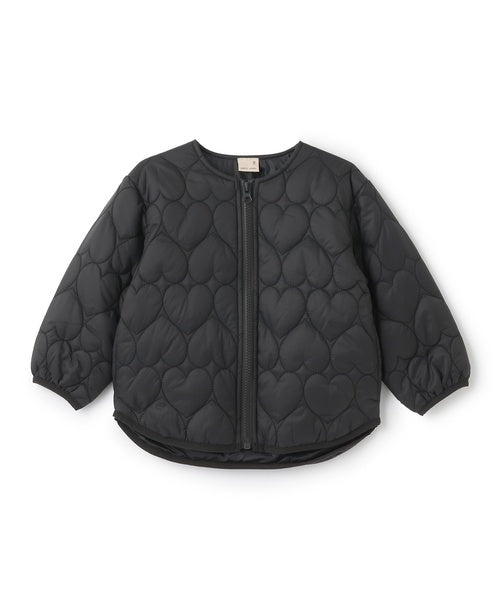 petit main 키즈 패딩 일본 쁘띠메인 유아 하트 퀼팅 재킷 4컬러