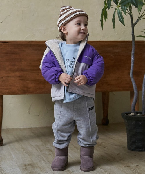 petit main 키즈 자켓 일본 쁘띠메인 유아 후드 리버시블 블루종 4컬러