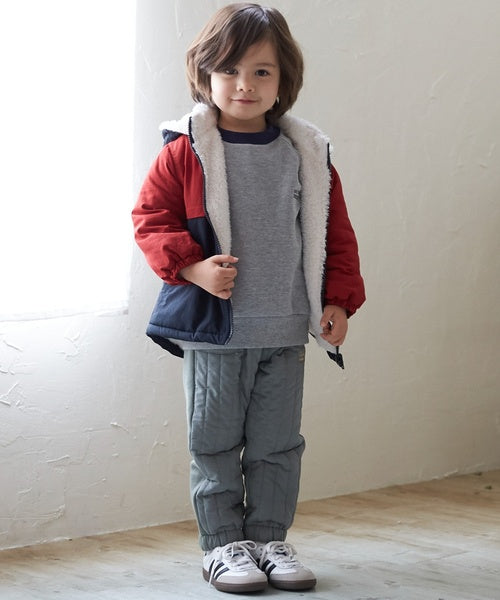 petit main 키즈 자켓 일본 쁘띠메인 유아 후드 리버시블 블루종 4컬러