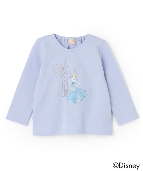 petit main 키즈 티셔츠 일본 쁘띠메인 유아 긴팔티 디즈니 겨울왕구 자수 5컬러
