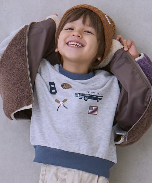 petit main 키즈 자켓 일본 쁘띠마인 유아 후리스 보아 플리스 하이넥 3컬러