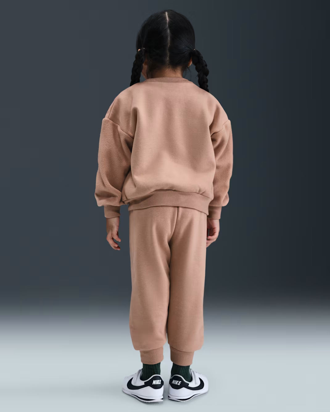 나이키 키즈 셋업 일본 유아 코지 컴포트 크루넥 투피스 세트