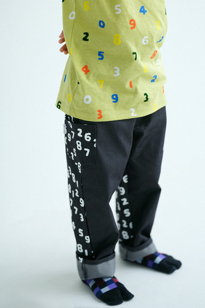 소우소우 바지 일본 SOUSOU 미츠이노우 프린트 롱팬츠 2컬러