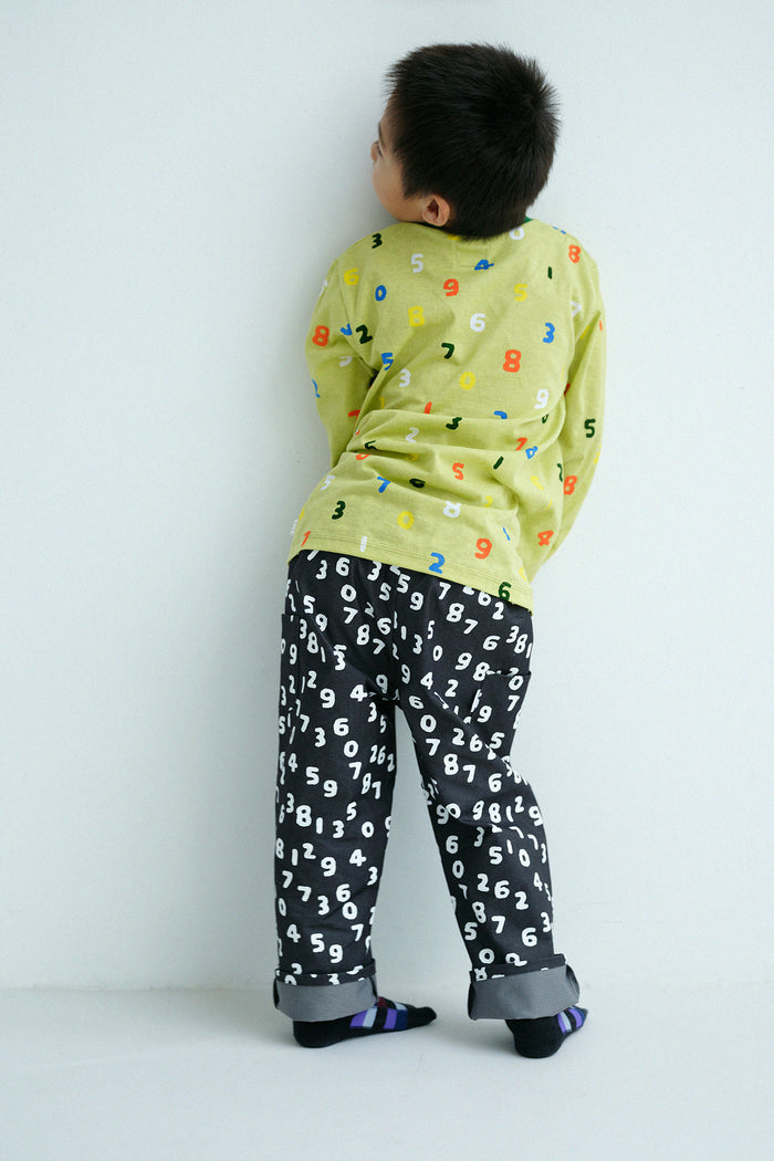 소우소우 바지 일본 SOUSOU 미츠이노우 프린트 롱팬츠 2컬러