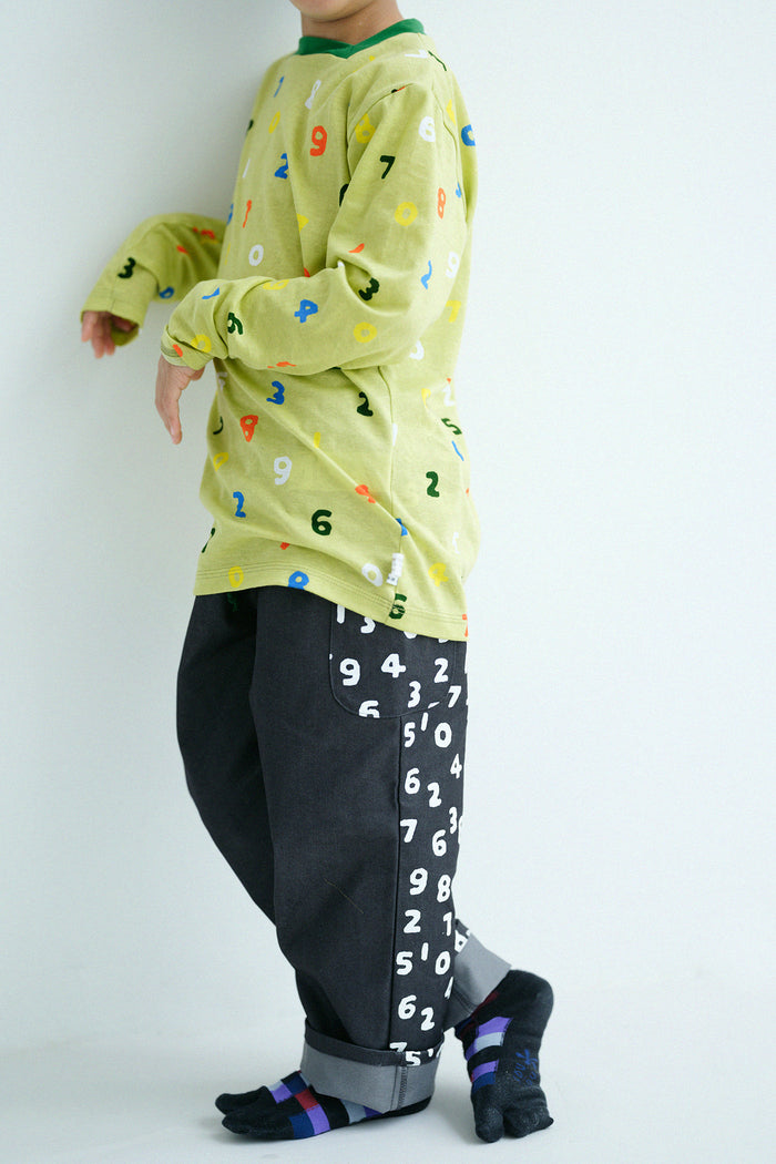 소우소우 바지 일본 SOUSOU 미츠이노우 프린트 롱팬츠 2컬러