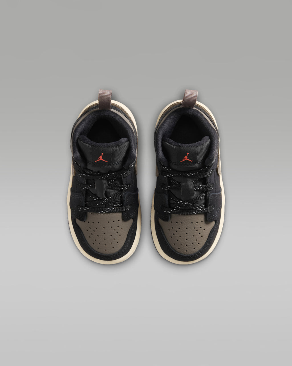 나이키 키즈 운동화 일본 베이비 신발 조던 1 미드 SE 브라운 IB7054-002