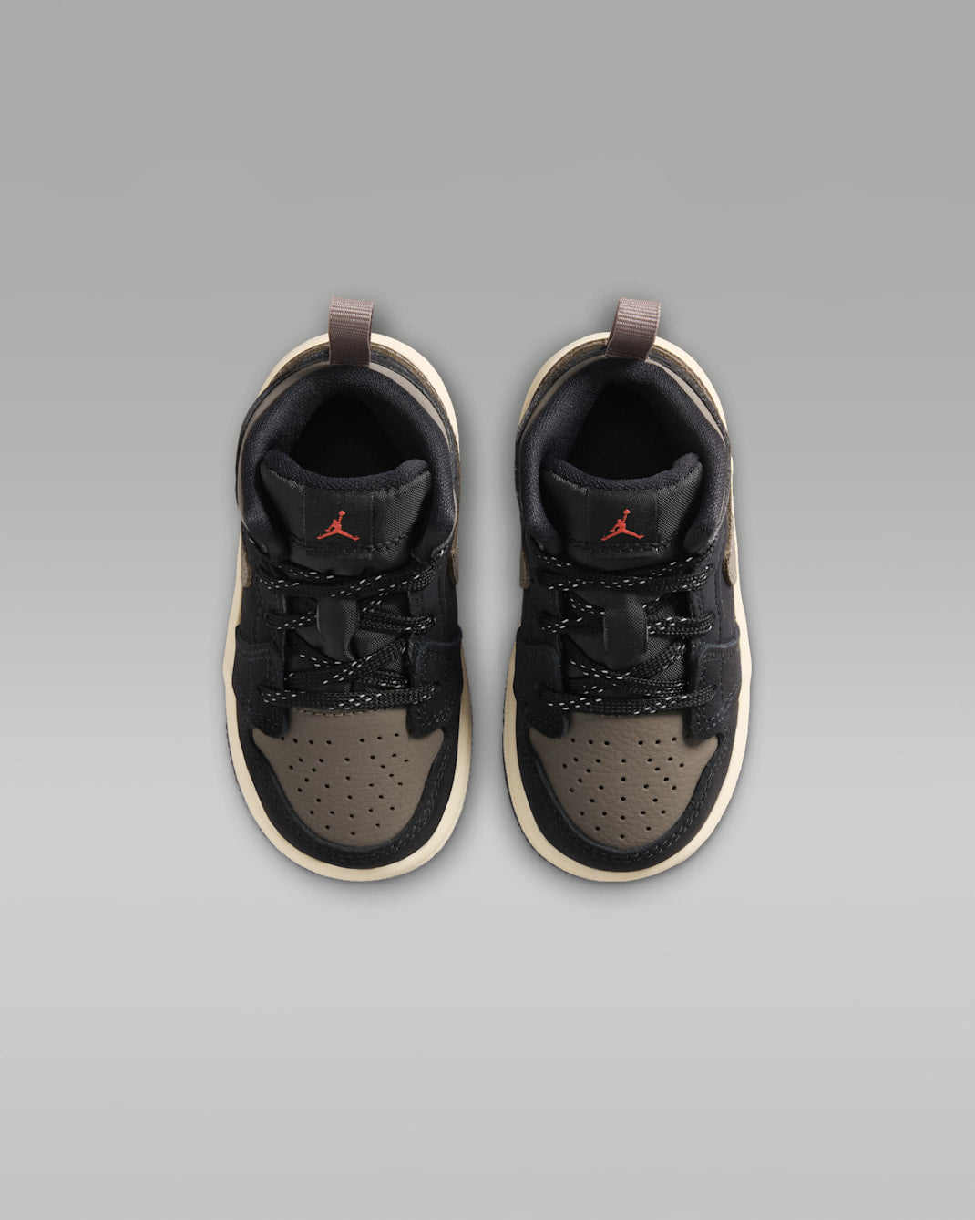 나이키 키즈 운동화 일본 베이비 신발 조던 1 미드 SE 브라운 IB7054-002