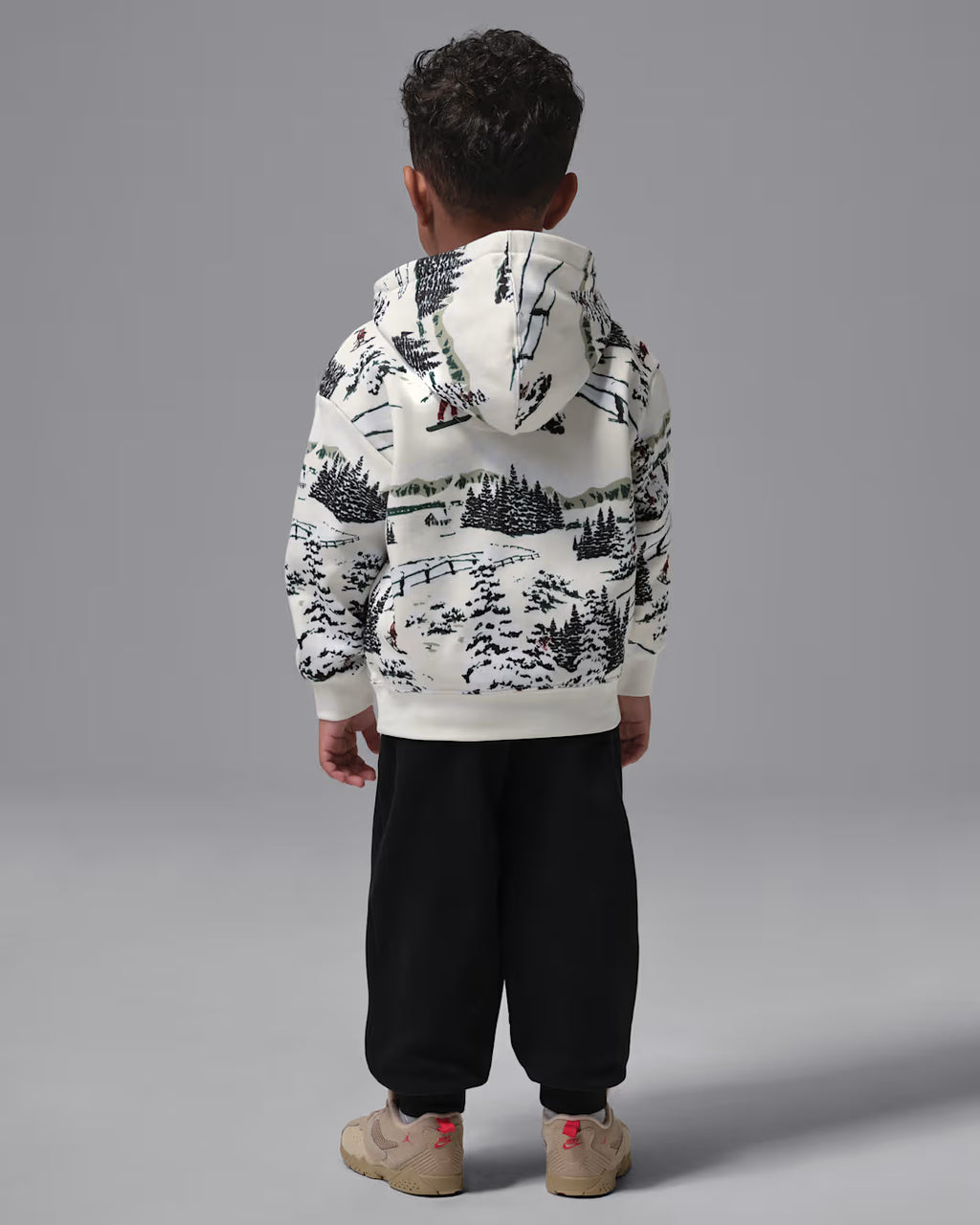 나이키 키즈 셋업 일본 유아 조던 브루클린 양털 투피스 세트