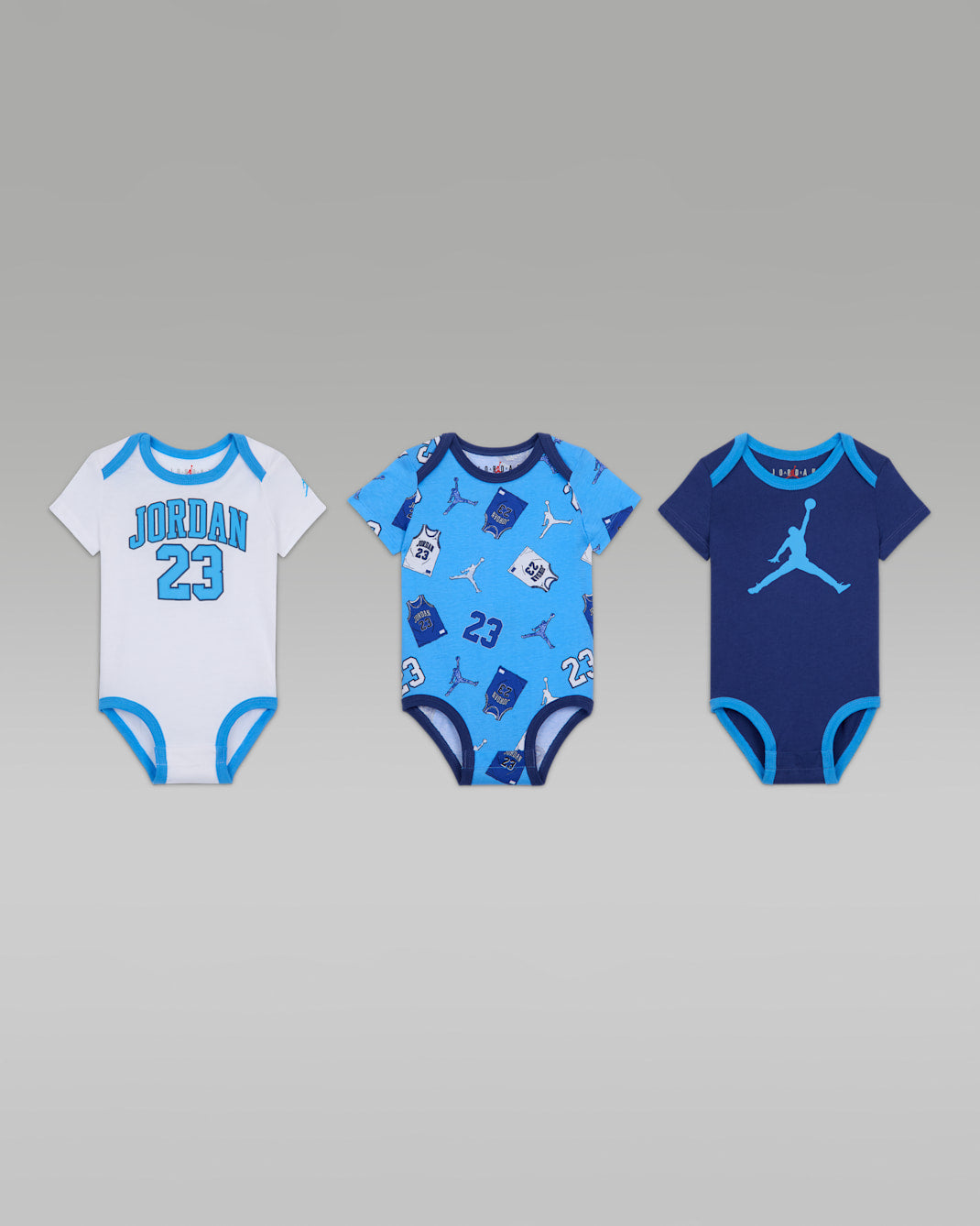 나이키 베이비 바디수트 일본 유아 티셔츠 조던 23 저지 3종 세트 IO3167-412