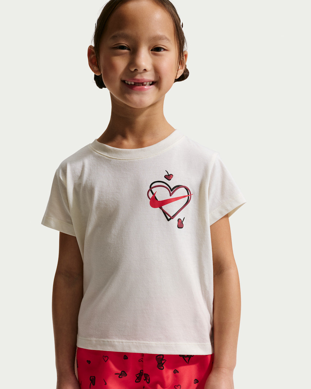 나이키 키즈 셋업 일본 아동 반팔 반바지 투피스 체리 프린트 템포 세트 IR8358-657