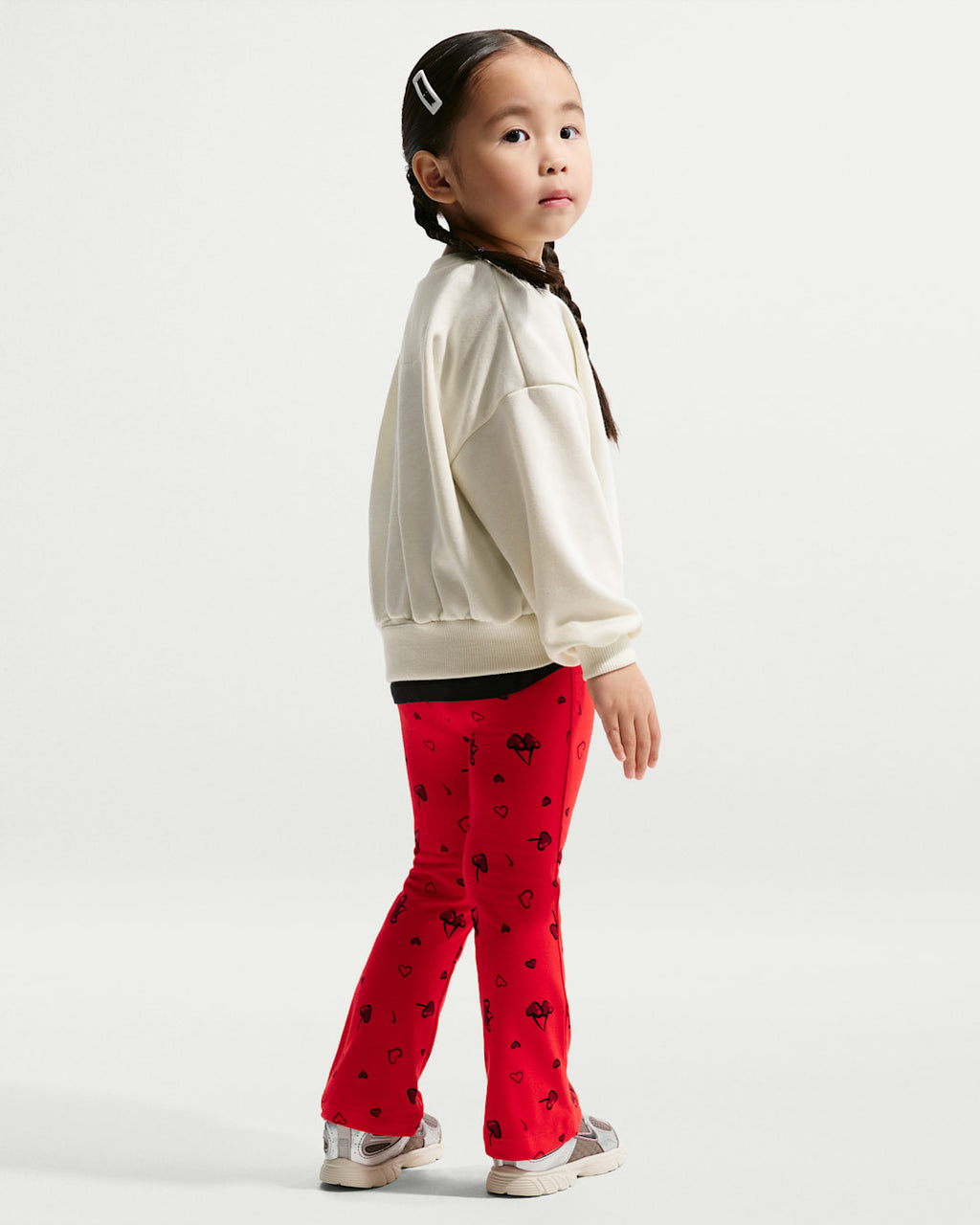 나이키 키즈 셋업 일본 아동 맨투맨 레깅스 바지 체리 포인트 세트 IR8132 2컬러