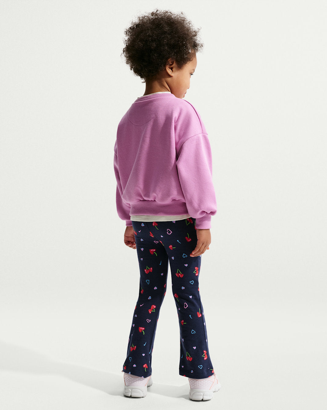 나이키 키즈 셋업 일본 아동 맨투맨 레깅스 바지 체리 포인트 세트 IR8132 2컬러