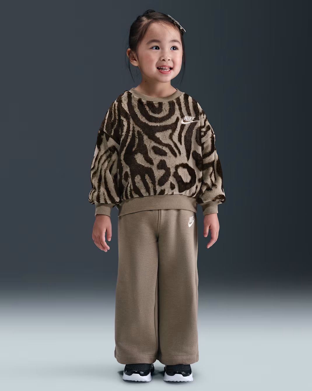 나이키 키즈 셋업 일본 유아 와일드 웜스 투피스 리브 니트