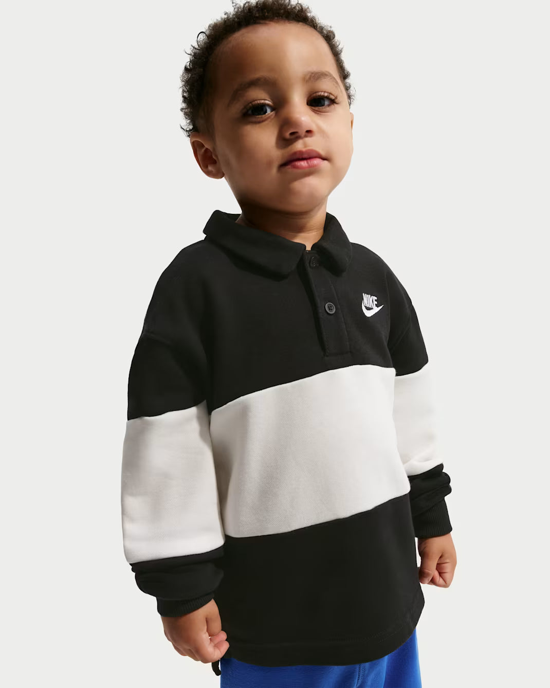 나이키 베이비 티셔츠 일본 유아 긴팔 럭비티 폴로 프렌치 테리 IU5366 2컬러