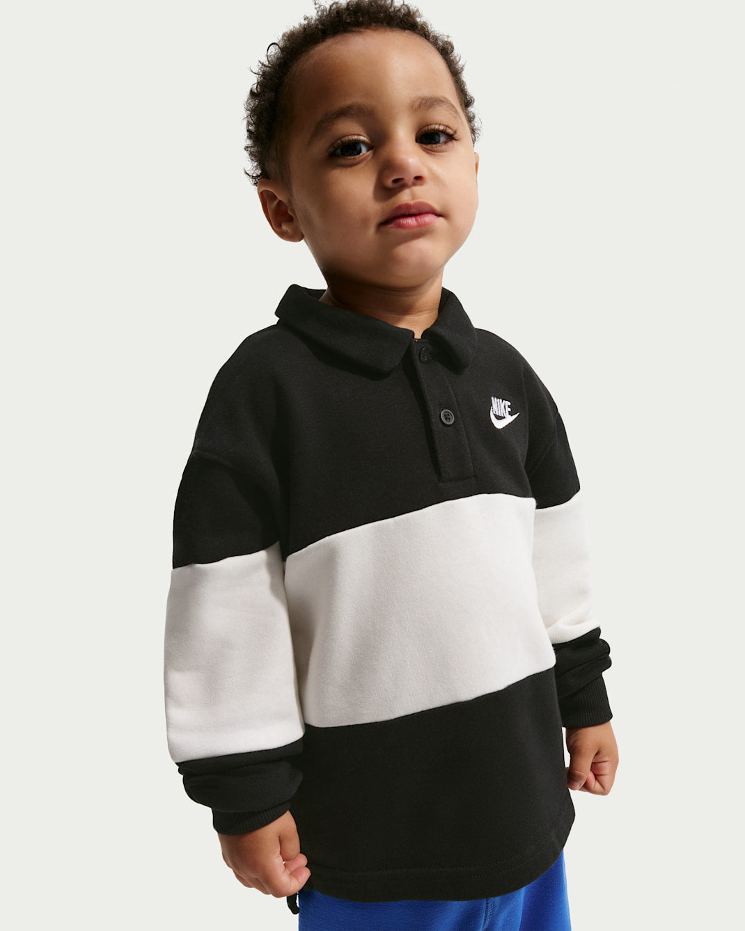 나이키 베이비 티셔츠 일본 유아 긴팔 럭비티 폴로 프렌치 테리 IU5366 2컬러