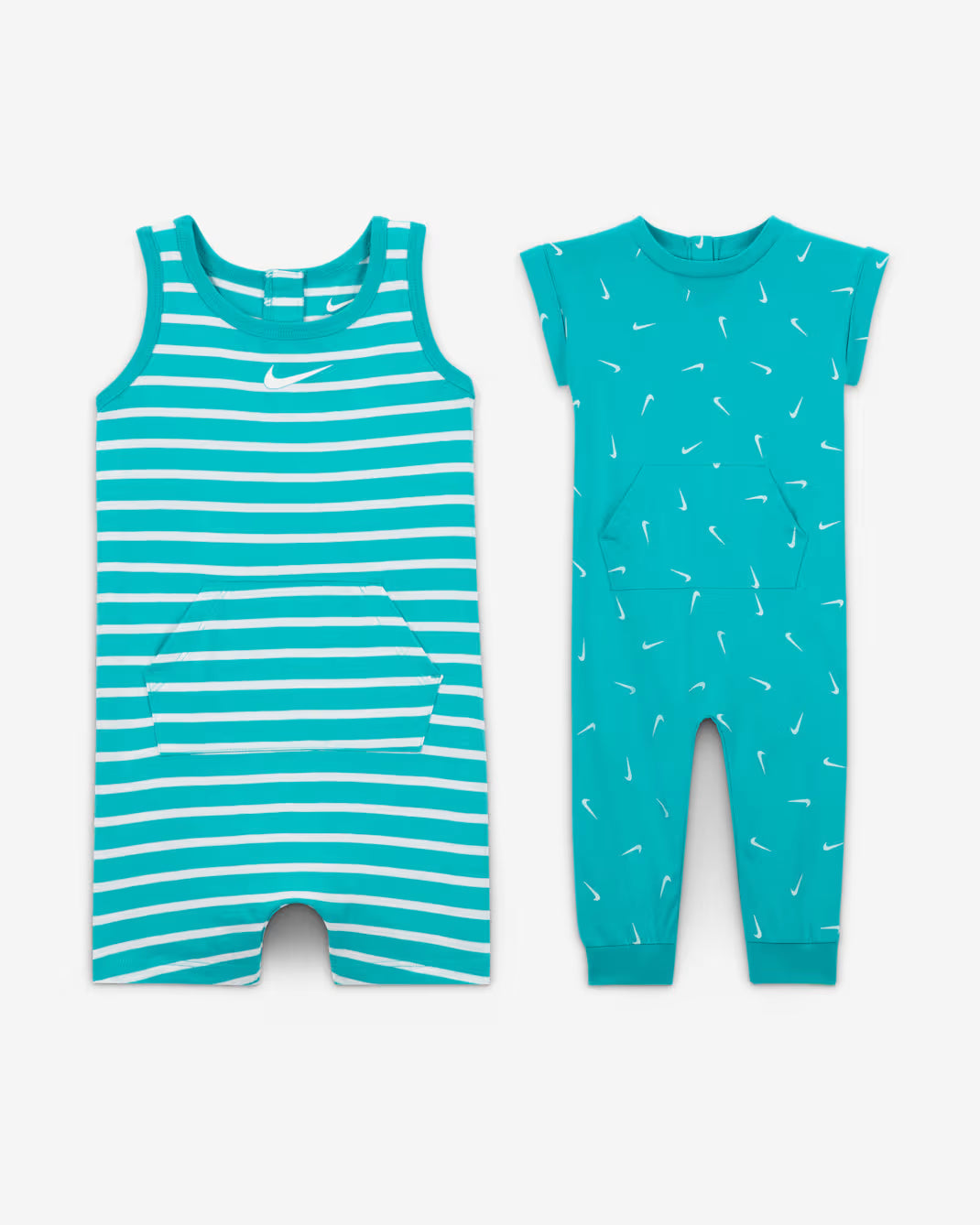 나이키 바디수트 베이비 일본 유아 아기 반팔 슬리브 앤 탱크 탑 롬퍼 2컬러