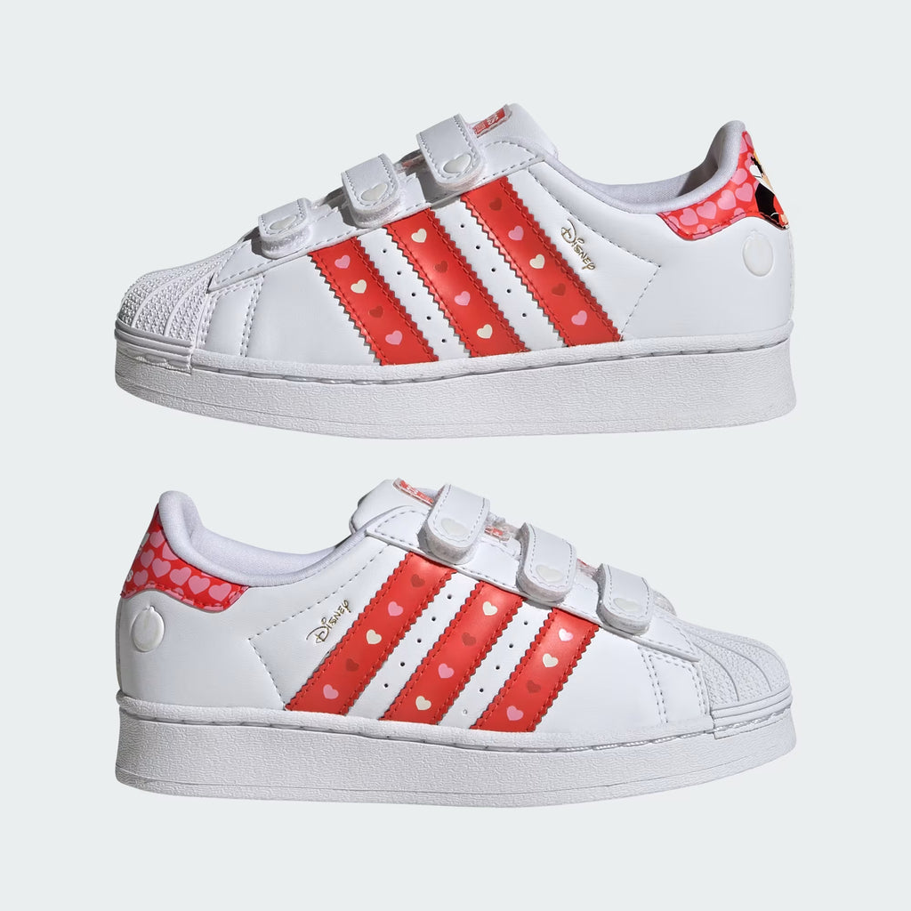 아디다스 키즈 신발 일본 슈퍼스타 LED 라이트 컴포트 클로저 디즈니 운동화 KK1295