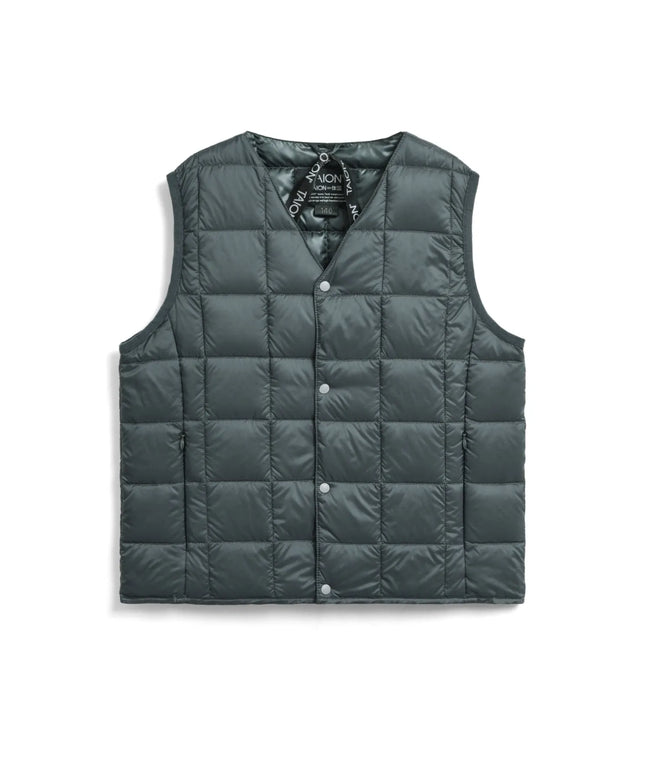 타이온 키즈 패딩조끼 일본 TAION 베스트 베이직 브이넥 46컬러