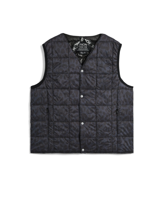 타이온 키즈 패딩조끼 일본 TAION 베스트 베이직 브이넥 46컬러