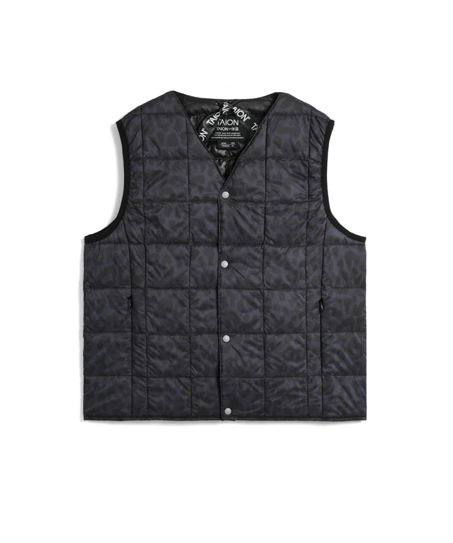 타이온 키즈 패딩조끼 일본 TAION 베스트 베이직 브이넥 46컬러