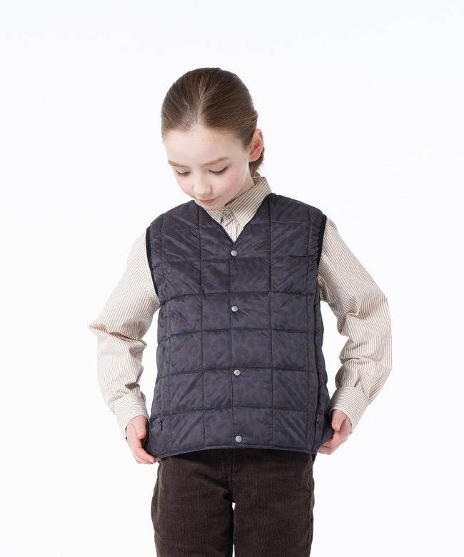 타이온 키즈 패딩조끼 일본 TAION 베스트 베이직 브이넥 46컬러