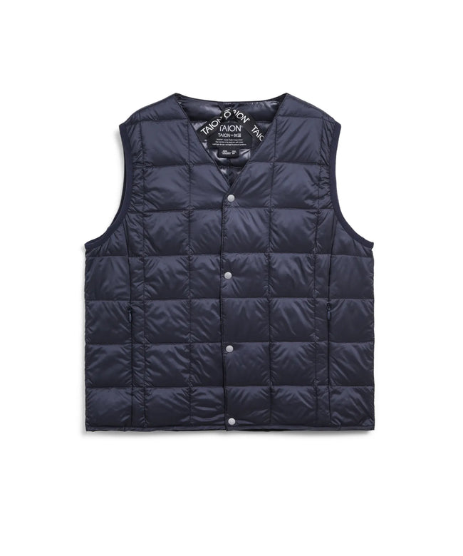 타이온 키즈 패딩조끼 일본 TAION 베스트 베이직 브이넥 46컬러