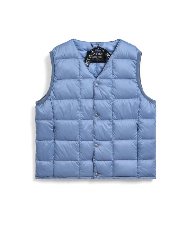 타이온 키즈 패딩조끼 일본 TAION 베스트 베이직 브이넥 46컬러